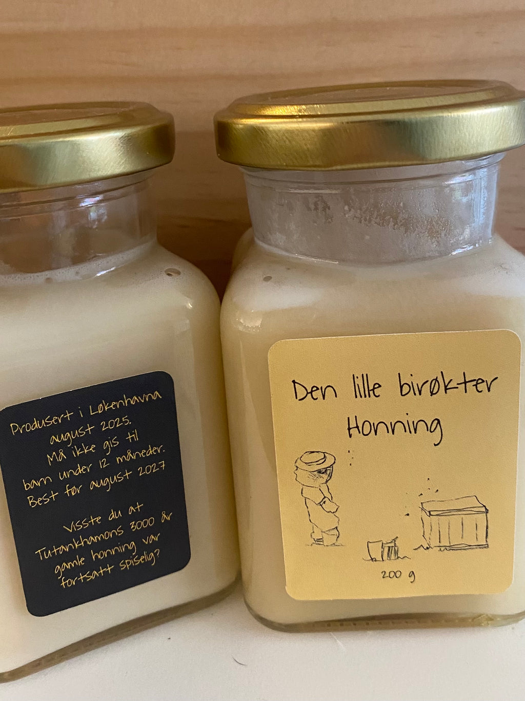 Honning- svart etikett